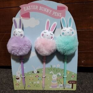 Easter Bunny Pens Set of 3